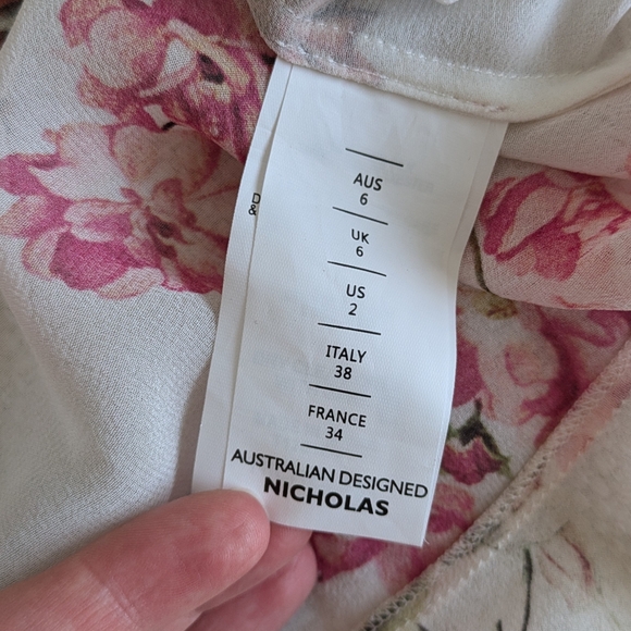 Nicholas Floral Silk Blouse - Picture 6 of 7